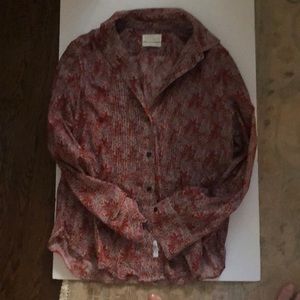 J Crew Liberty print button up shirt